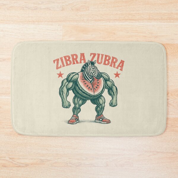 Item preview, Zebra Zubra: The Watermelon Muscle Zebra designed and sold by zzz888.
