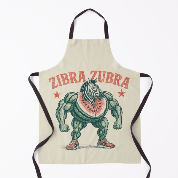 Item preview, Zebra Zubra: The Watermelon Muscle Zebra designed and sold by zzz888.