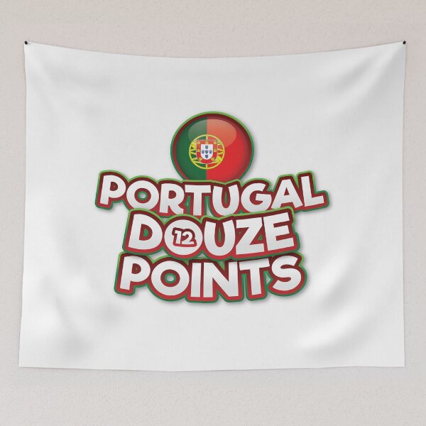Item preview, Portugal Douze Points - Eurovision Portugal - Eurovision Song Contest  - 12 Points - ESC2025 - Deslocado - NAPA designed and sold by Vision-Tees.