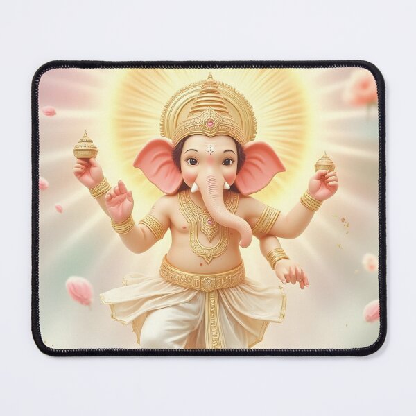Item preview, Vibrant Dancing Ganesha Art | Spiritual Decor & Apparel designed and sold by Ju Cabalin.