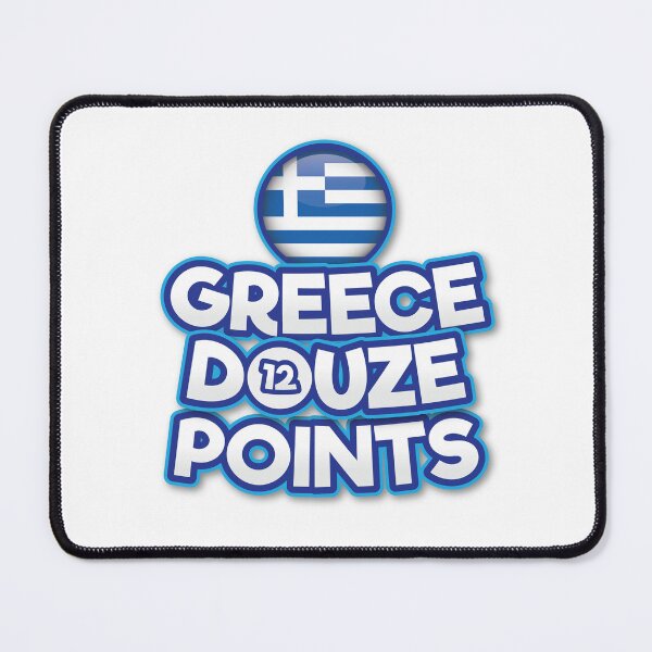 Item preview, Greece Douze Points - Eurovision Greece - Eurovision Song Contest  - 12 Points - ESC2025 - Klavdia - Asteromáta designed and sold by Vision-Tees.