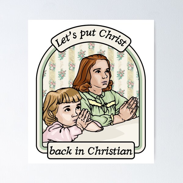 Item preview, Let's Put Christ Back In Christian designed and sold by Unhinged Heather.