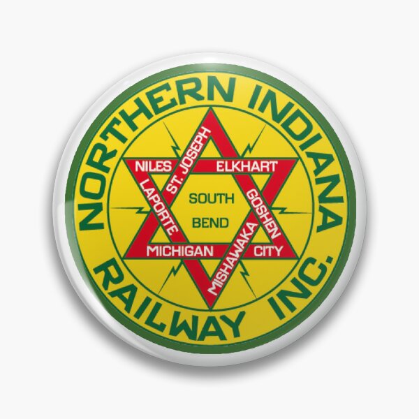 Item preview, Vintage Northern Indiana Railway - South Bend, Indiana designed and sold by QuayTradingCo.