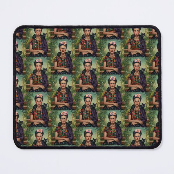 Item preview,   Frida Kahlo Black cat designed and sold by TeeARTHY.