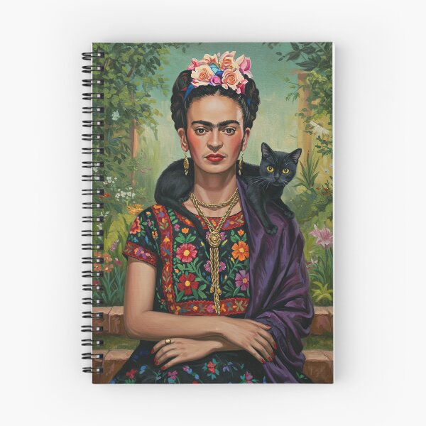 Item preview,   Frida Kahlo Black cat designed and sold by TeeARTHY.