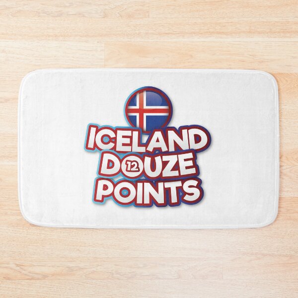 Item preview, Iceland Douze Points - Eurovision Iceland - Eurovision Song Contest  - 12 Points - ESC2025 - VÆB - RÓA designed and sold by Vision-Tees.