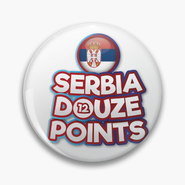 Item preview, Serbia Douze Points - Eurovision Serbia - Eurovision Song Contest  - 12 Points - ESC2025 - Princ - Mila designed and sold by Vision-Tees.