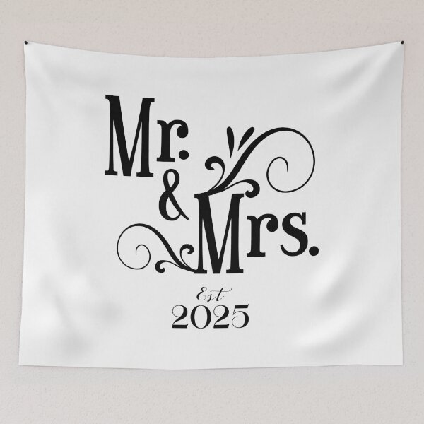 Item preview, Mr & Mrs Est 2025 designed and sold by CreativeEmpires.