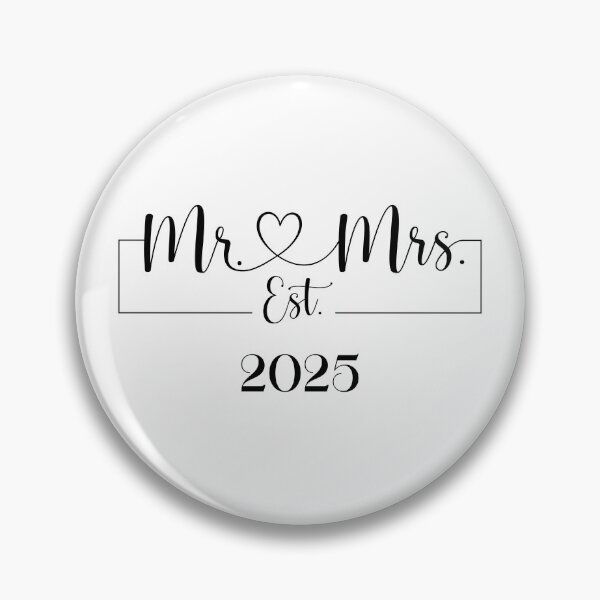 Item preview, Mr & Mrs Est 2025 designed and sold by CreativeEmpires.