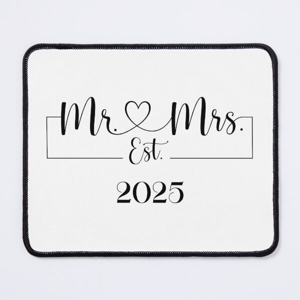 Item preview, Mr & Mrs Est 2025 designed and sold by CreativeEmpires.
