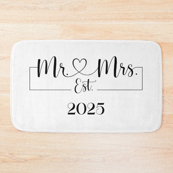 Item preview, Mr & Mrs Est 2025 designed and sold by CreativeEmpires.
