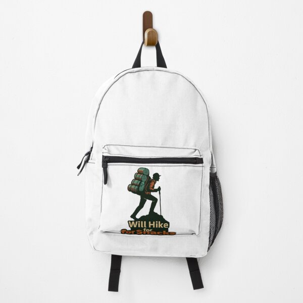 Item preview, Hiking with Snacks: Fun design with sayings for outdoor activities designed and sold by JenniferCreaArte .