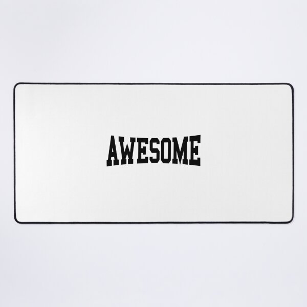 Item preview, "AWESOME – Bold College Varsity Style Typography" designed and sold by The secret storage room.