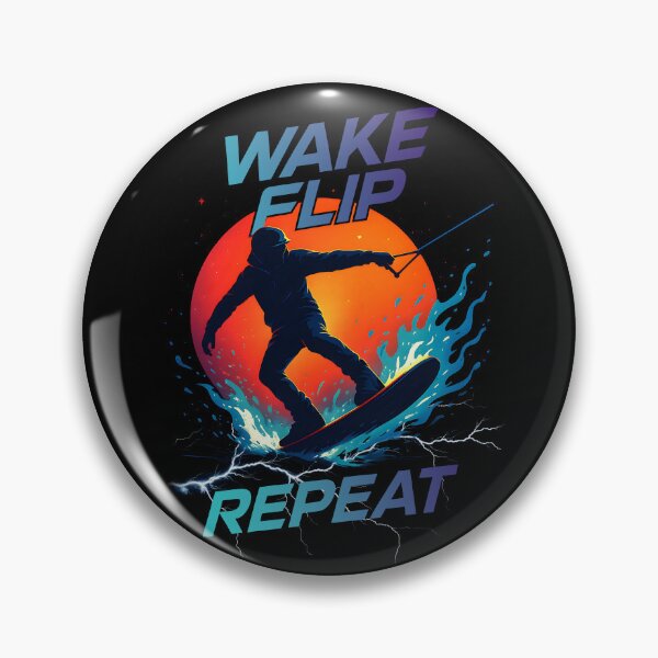 Item preview, Wake Flip Repat / Wakeboarding  designed and sold by DarrenAshenOne.