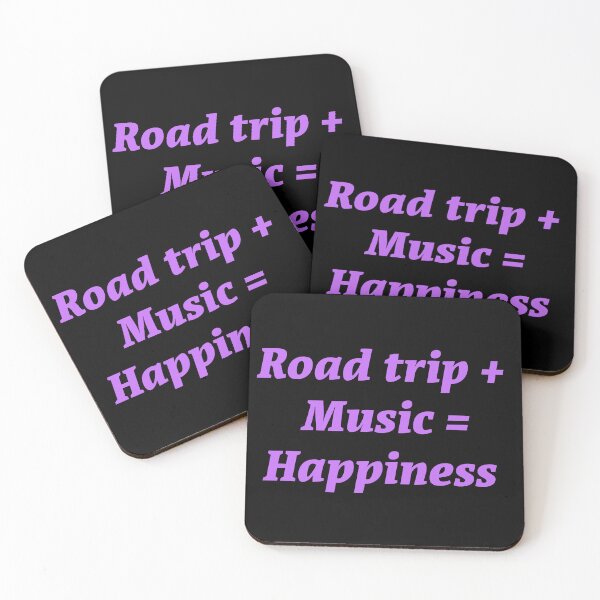 Item preview, Road trip + Music = Happiness  designed and sold by Nomad-Maynard.