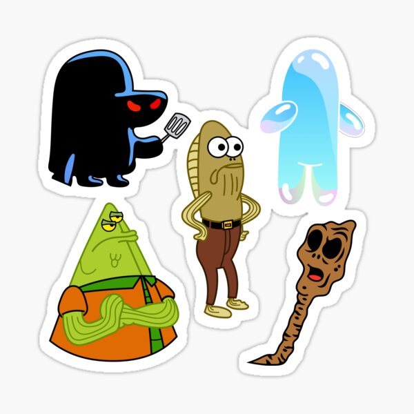 Item preview, Pack 3 Spongebob Random fish, Spongebob fish designed and sold by DibujandoPorfa.