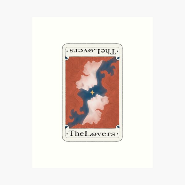 Item preview, The lovers tarot card  designed and sold by RaysOfSunlight.