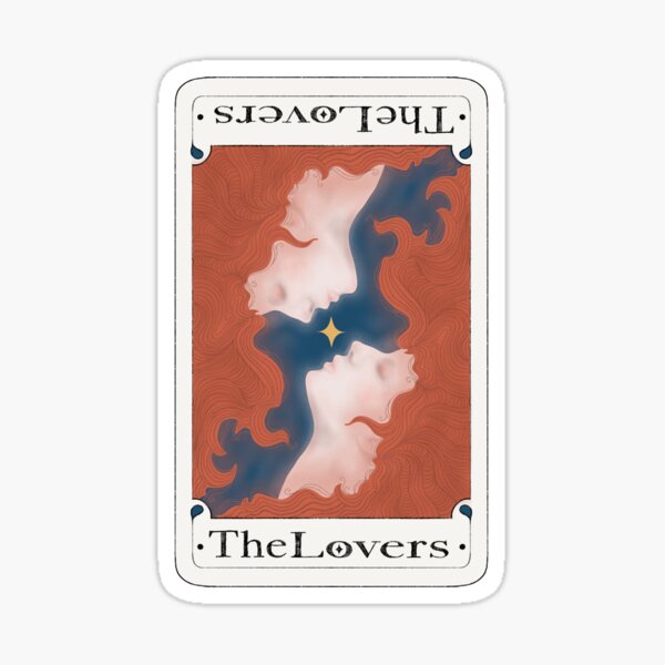 Item preview, The lovers tarot card  designed and sold by RaysOfSunlight.