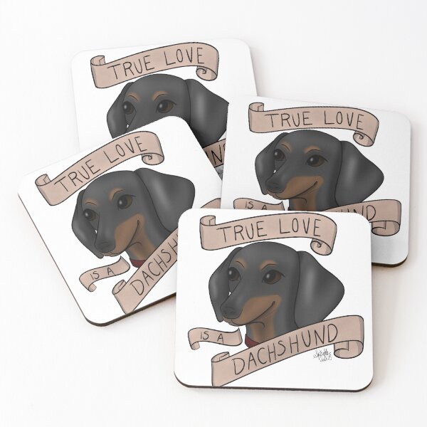 Item preview, True Love is a Dachshund designed and sold by Celestis by SparkleArts.