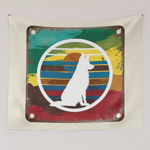 Item preview, German Shepherd Retro Sunset Silhouette | Vintage GSD Dog Lover Gift designed and sold by Fredster1966.