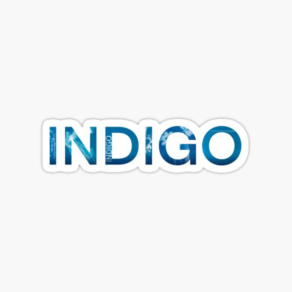 indigo Sticker
