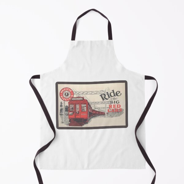 Item preview, Vintage Pacific Electric Railway - Ride The Big Red Cars designed and sold by QuayTradingCo.