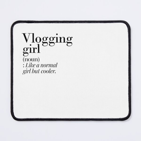 Item preview, Vlogging Girl Definition - Funny Vlogging Lover designed and sold by Watsonarts.
