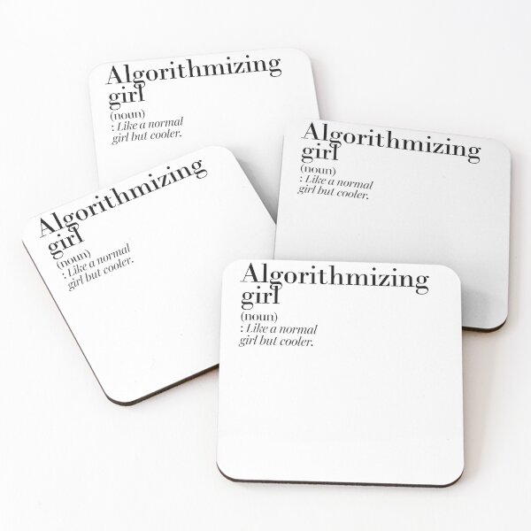 Item preview, Algorithmizing Girl Definition - Funny Algorithmizing Lover designed and sold by Watsonarts.