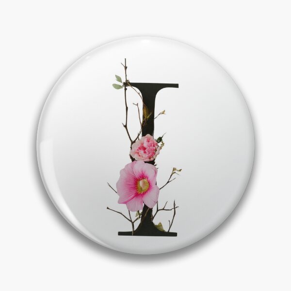 Item preview, Floral Letter I - Botanical Alphabet Art Print designed and sold by Psycho-Crazy.