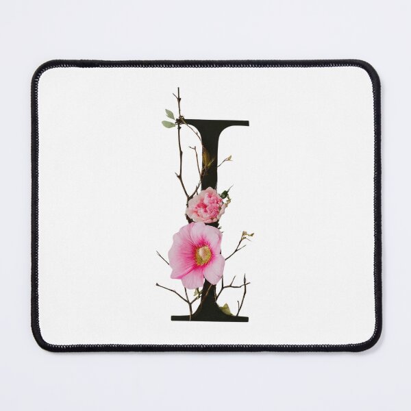 Item preview, Floral Letter I - Botanical Alphabet Art Print designed and sold by Psycho-Crazy.