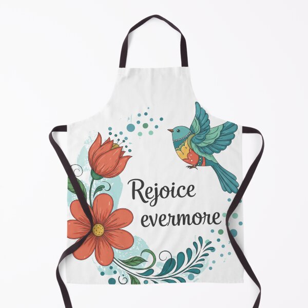 Item preview, Rejoice Evermore, Floral Bird Joyful Design designed and sold by Faithloveshop.