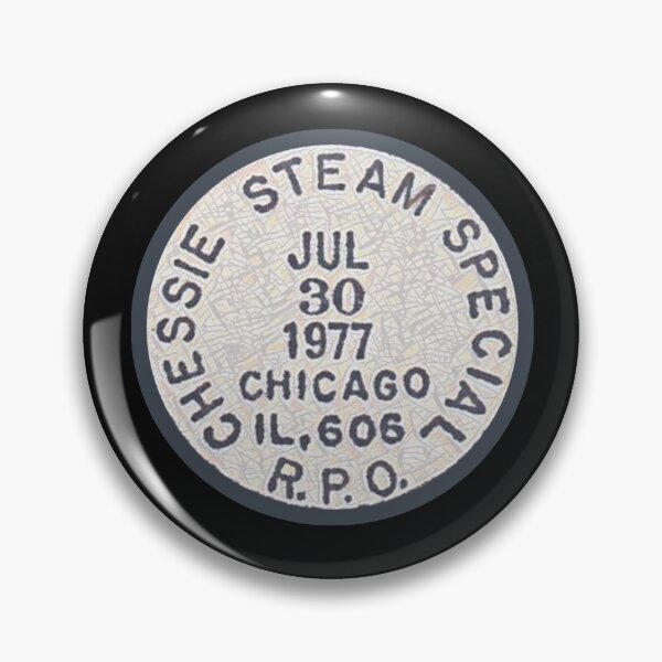 Item preview, Vintage Chessie Steam Special Railway Post Office Stamp - July 30, 1977 designed and sold by QuayTradingCo.
