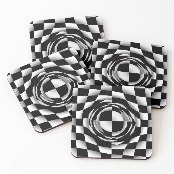 Item preview, Checkered Abstract Illusion  designed and sold by NellVerde.