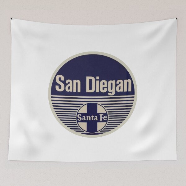 Artikelvorschau, Vintage Santa Fe Railway - The San Diegan entworfen und verkauft von QuayTradingCo.