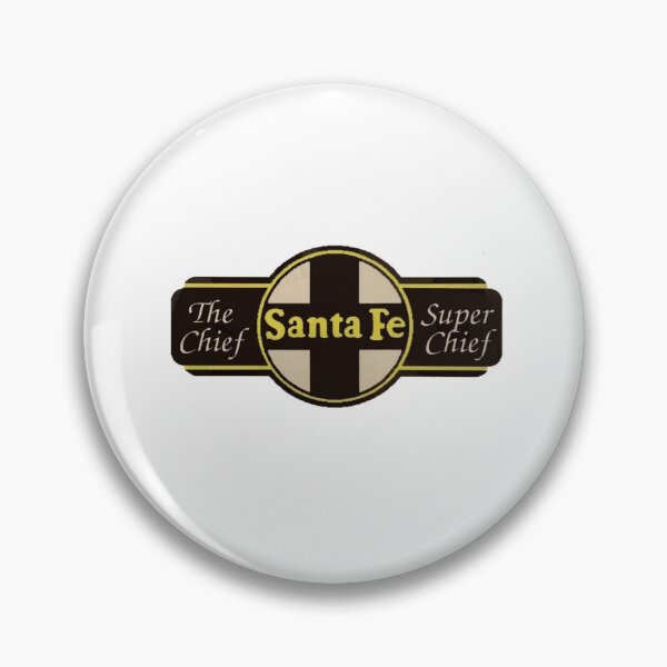 Artikelvorschau, Vintage Santa Fe Railroad - Route of The Chief and Super Chief entworfen und verkauft von QuayTradingCo.