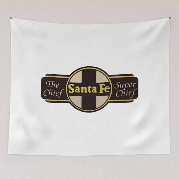 Artikelvorschau, Vintage Santa Fe Railroad - Route of The Chief and Super Chief entworfen und verkauft von QuayTradingCo.