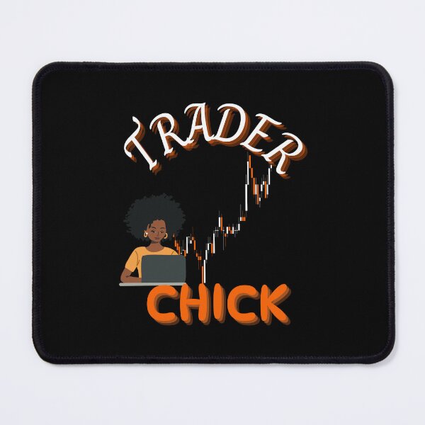 Item preview, Trader Chick 2-Black Background  designed and sold by Trendi61.