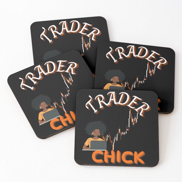 Item preview, Trader Chick 2-Black Background  designed and sold by Trendi61.