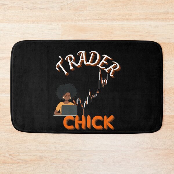 Item preview, Trader Chick 2-Black Background  designed and sold by Trendi61.