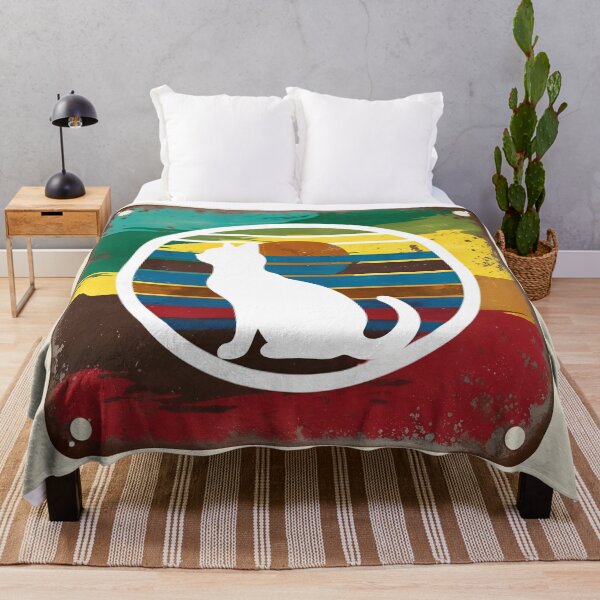 Item preview, Cat Vintage Sunset – Retro Silhouette Kitty Lover Design designed and sold by Fredster1966.
