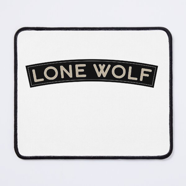 Item preview, Lone Wolf Sticker or t-shirt designed and sold by PIXEL POP DESIGNS - Beyond the Norm!.
