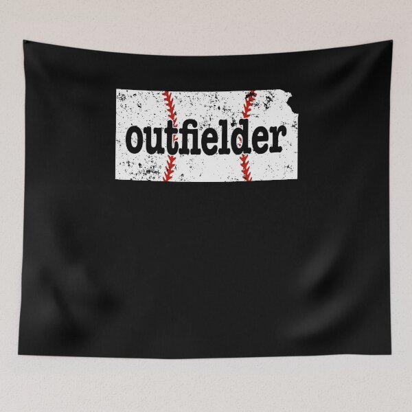 Item preview, Kansas Fast Pitch Slow Pitch Outfielder Baseball designed and sold by shoppzee.