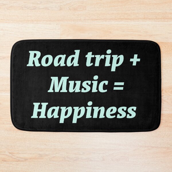 Item preview, Road trip + Music = Happiness  designed and sold by Nomad-Maynard.