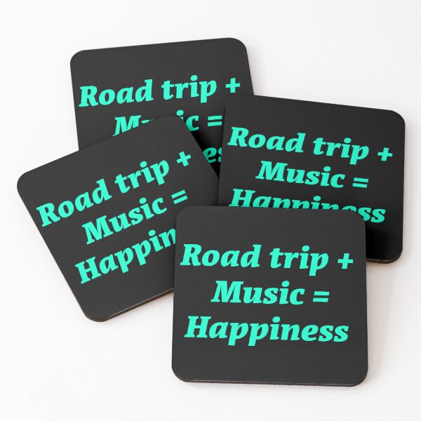 Item preview, Road trip + Music = Happiness  designed and sold by Nomad-Maynard.