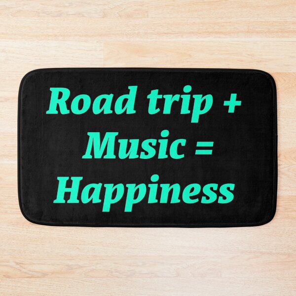 Item preview, Road trip + Music = Happiness  designed and sold by Nomad-Maynard.