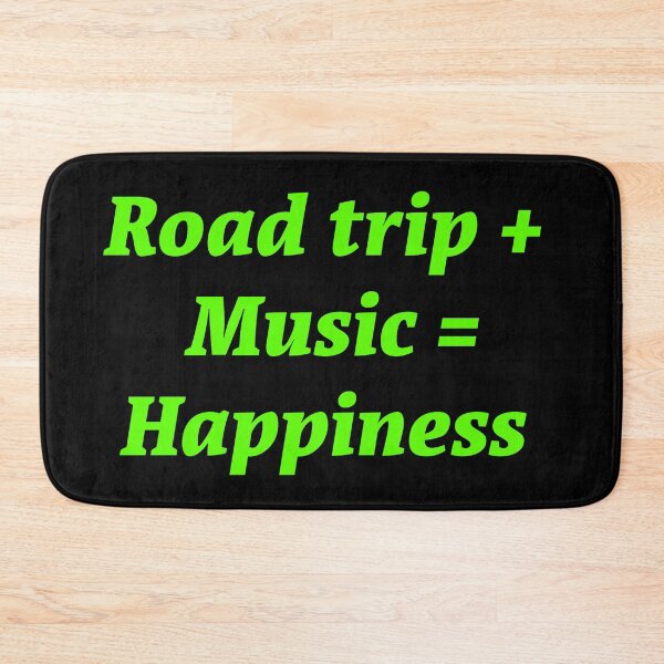 Item preview, Road trip + Music = Happiness  designed and sold by Nomad-Maynard.