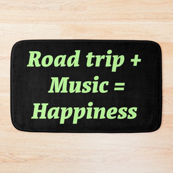 Item preview, Road trip + Music = Happiness  designed and sold by Nomad-Maynard.