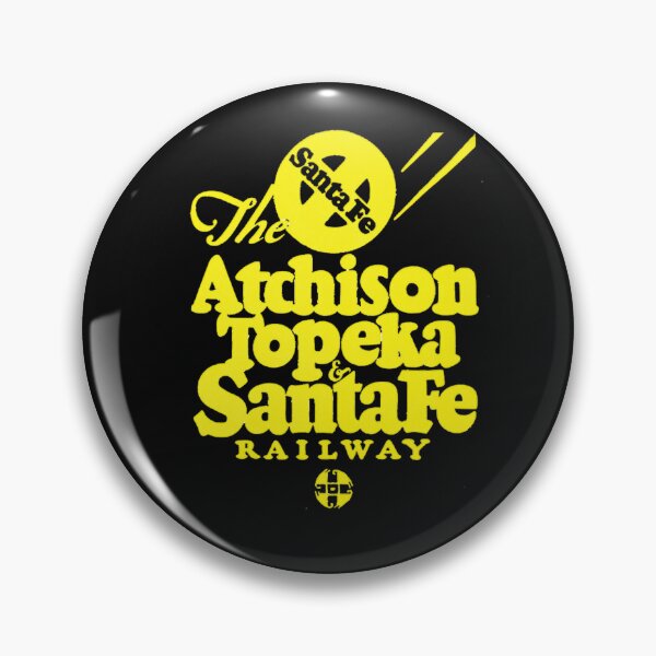 Item preview, Vintage Yellow Atchison Topeka and Santa Fe Railway designed and sold by QuayTradingCo.