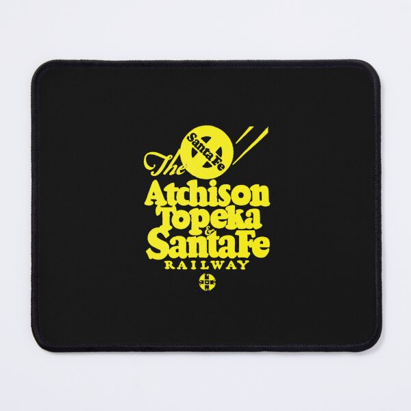 Item preview, Vintage Yellow Atchison Topeka and Santa Fe Railway designed and sold by QuayTradingCo.