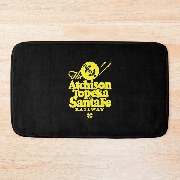 Item preview, Vintage Yellow Atchison Topeka and Santa Fe Railway designed and sold by QuayTradingCo.
